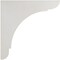 Ekena Millwork 1 3/4"W x 12"D x 12"H Extra Large Olympic Wood Vintage Decor Bracket, Chalk Dust White BKTWD01X12X12OLWH - alternate 2